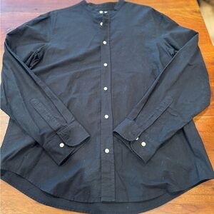 Zara Black Collared Shirt